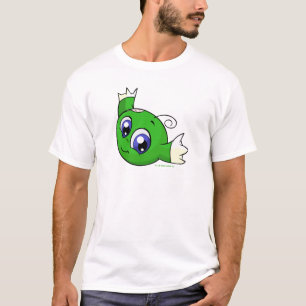 Wirbelndes grünes kiko T-Shirt