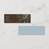 Wirbels-Nr. 0009 Mini Visitenkarte (Vorne/Hinten)