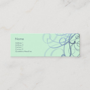 Wirbels-Nr. 0023 Mini Visitenkarte