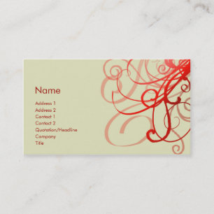 Wirbels-Nr. 0025 Visitenkarte