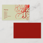 Wirbels-Nr. 0025 Visitenkarte (Vorne/Hinten)