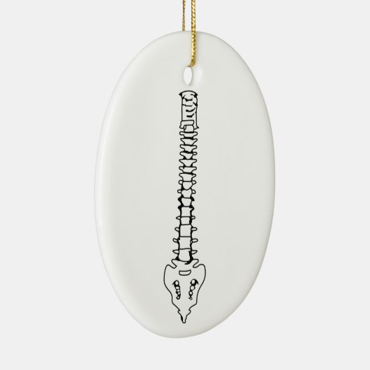 Wirbelsäule Keramik Ornament (Rechts)