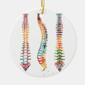 Wirbelsäule Keramik Ornament (Vorne)