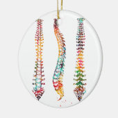 Wirbelsäule Keramik Ornament (Links)