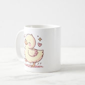 Wirbelsaule mit spielerischer Charm Kaffeetasse (Vorderseite Links)