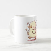 Wirbelsaule mit spielerischer Charm Kaffeetasse (Vorderseite Links)