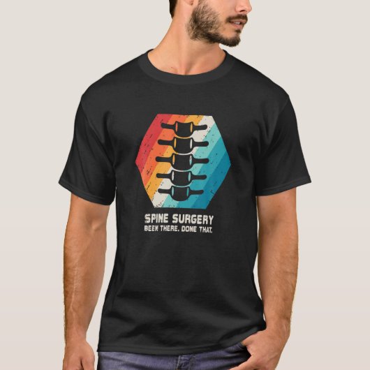 Wirbelsäule Operation T RückenspinalFusion Rückenl T-Shirt (Vorderseite)