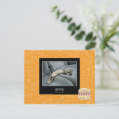 Wirbelsäule Postkarte (Stehend Vorderseite)