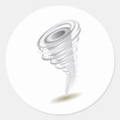 Wirbelsaule Runder Aufkleber (Vorderseite)