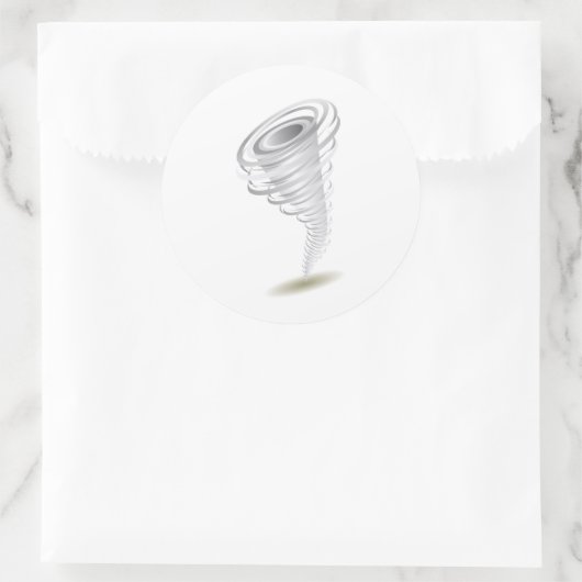 Wirbelsaule Runder Aufkleber (Tasche)