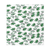 Wirbelsäulenhintergrund Notizblock (Vorderseite)