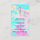 Wirbelsäulenvertebrae Orthopädie Visitenkarte (Rückseite)