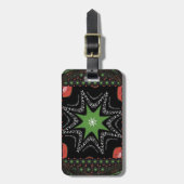 Wirbelsternhintergrund Gepäckanhänger (Vorderseite vertikal)