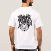 Wirbelsturm-Motor T-Shirt (Rückseite)