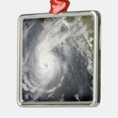 Wirbelsturm Norbert vor Mexiko 2 Ornament Aus Metall (Links)