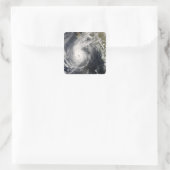 Wirbelsturm Norbert vor Mexiko 2 Quadratischer Aufkleber (Tasche)