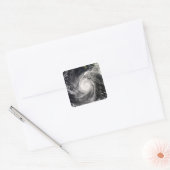 Wirbelsturm Norbert vor Mexiko Quadratischer Aufkleber (Umschlag)