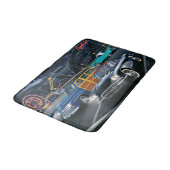 Wirbelsturm-Rennläufer 2 Badematte (Schrägansicht)