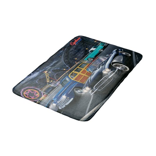 Wirbelsturm-Rennläufer 2 Badematte (Schrägansicht)