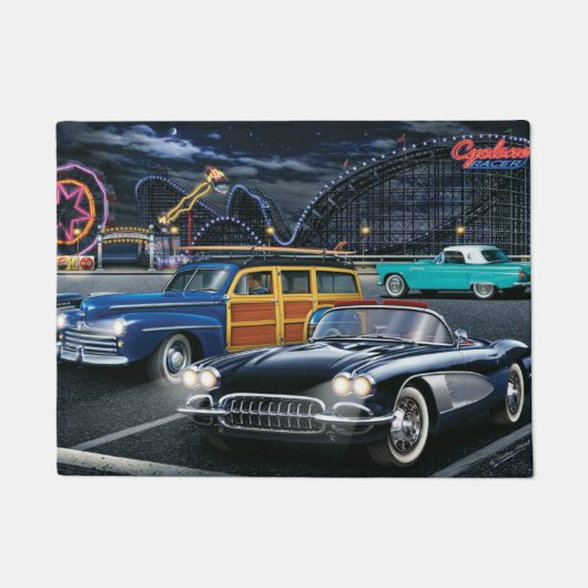 Wirbelsturm-Rennläufer 2 Fußmatte (Vorderseite)