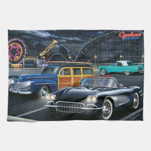 Wirbelsturm-Rennläufer 2 Geschirrtuch