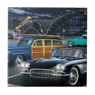 Wirbelsturm-Rennläufer Fliese