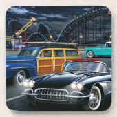 Wirbelsturm-Rennläufer Getränkeuntersetzer (Vorderseite)