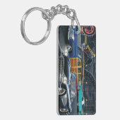 Wirbelsturm-Rennläufer Schlüsselanhänger (Vorderseite links)