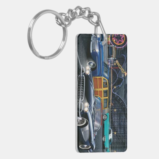 Wirbelsturm-Rennläufer Schlüsselanhänger (Vorderseite links)