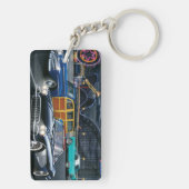 Wirbelsturm-Rennläufer Schlüsselanhänger (Rückseite)