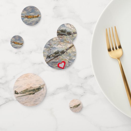 Wirbelsturm & Spitfire Table Confetti Konfetti (Gruppe)