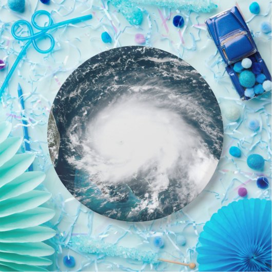 Wirbelsturm vor der Küste Floridas Pappteller (Party)