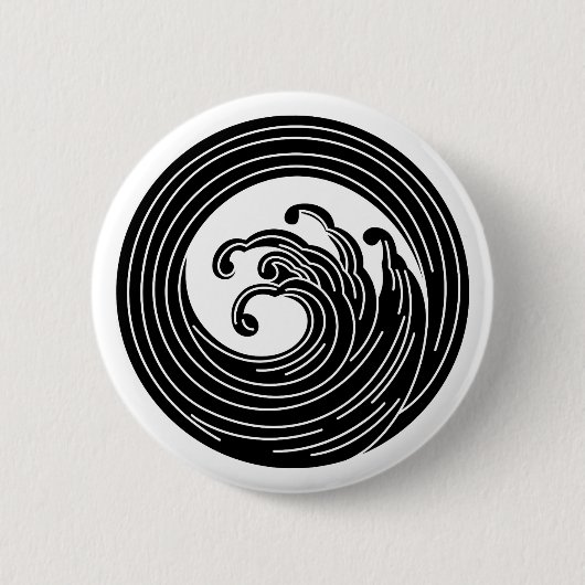 Wirbelwellenkreis Button (Vorderseite)