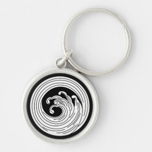 Wirbelwellenkreis Schlüsselanhänger