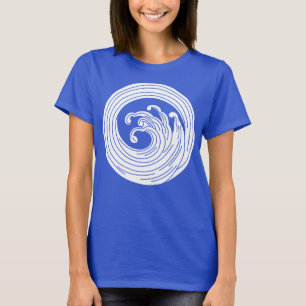 Wirbelwellenkreis T-Shirt