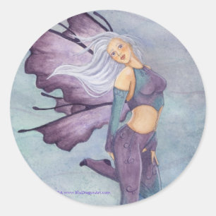 Wirbelwind-Aufkleber Runder Aufkleber