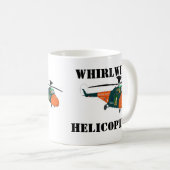 Wirbelwind Helicopter. Kaffeetasse (VorderseiteRechts)
