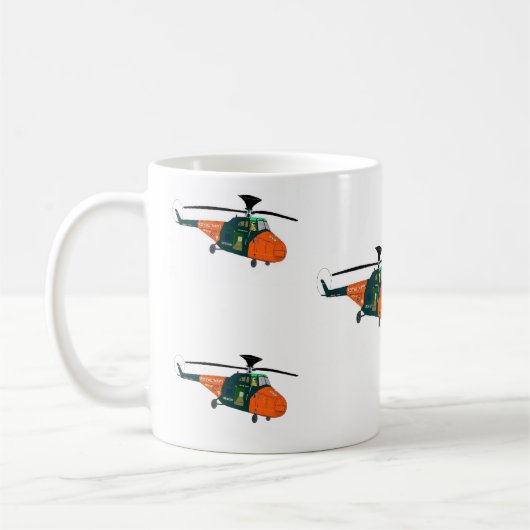Wirbelwind Helicopter. Kaffeetasse (Links)