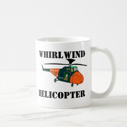 Wirbelwind Helicopter. Kaffeetasse (Rechts)