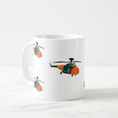 Wirbelwind-Hubschrauber. Kaffeetasse (Vorderseite Links)