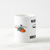 Wirbelwind-Hubschrauber. Kaffeetasse (Mittel)