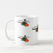 Wirbelwind-Hubschrauber. Kaffeetasse (Links)
