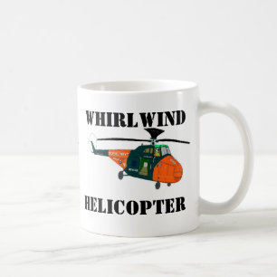 Wirbelwind-Hubschrauber. Kaffeetasse