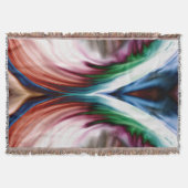 Wirbelwind Regenbogen Golden Snow Mirror Decke (Vorderseite)