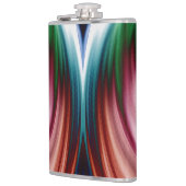 Wirbelwind Regenbogen Golden Snow Mirror Flachmann (Links)