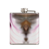 Wirbelwind Regenbogen Golden Snow Mirror Flachmann (Rückseite)