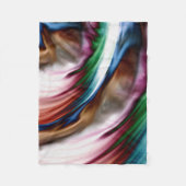 Wirbelwind Regenbogen Goldener Schnee Fleecedecke (Vorderseite)