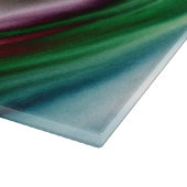 Wirbelwind Regenbogen Goldener Schnee Schneidebrett (Ecke)