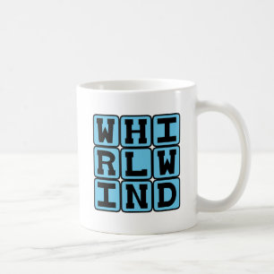 Wirbelwind, sehr starker Wind Kaffeetasse