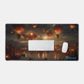 Wirbelwind von Gears Steampunk Air Kämpfe Schreibtischunterlage (Tastatur & Maus)